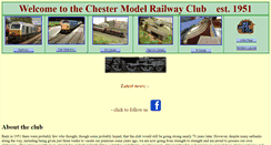 Desktop Screenshot of chestermodelrailwayclub.com